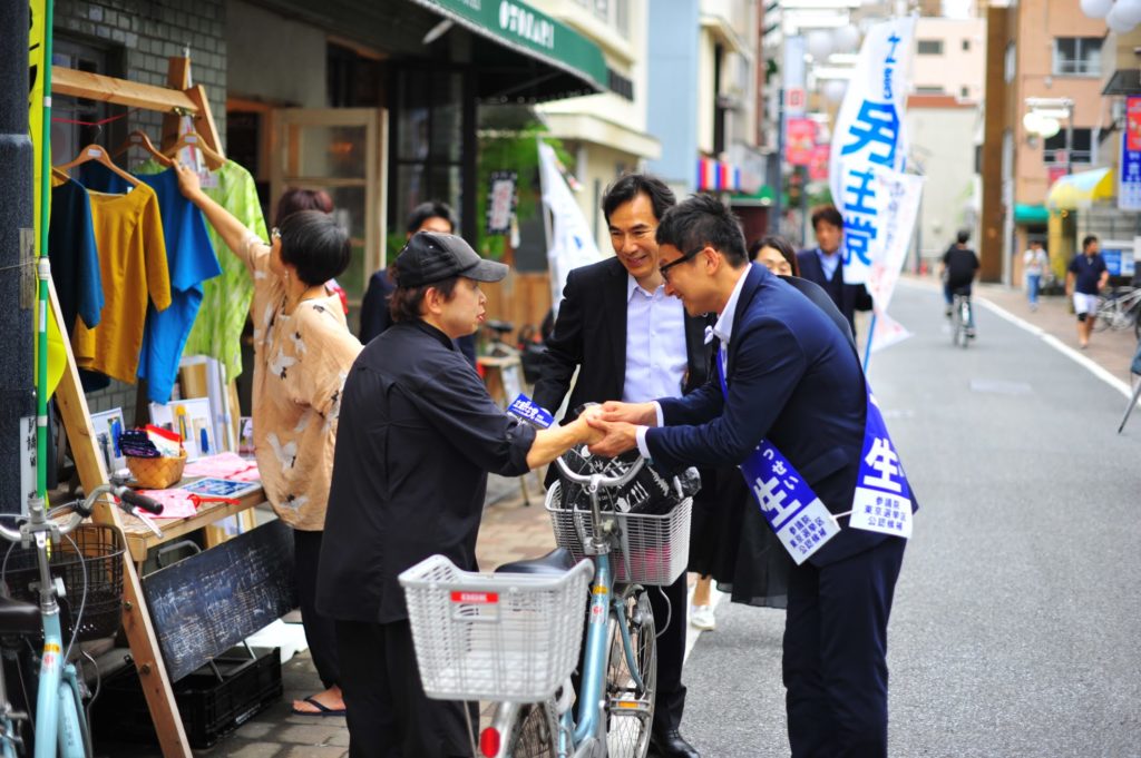 選挙戦2日目と3日目の活動