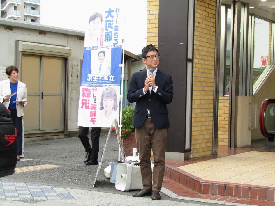 豊田駅でご挨拶