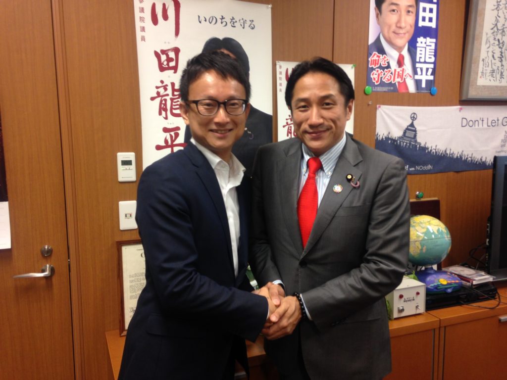 川田龍平さんとの対談